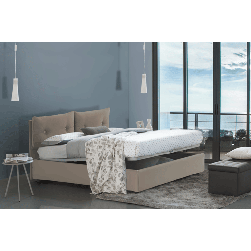 Cama de casal de tecido Cama de casal de tecido