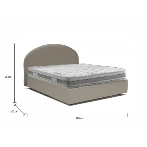 Cama de casal de tecido