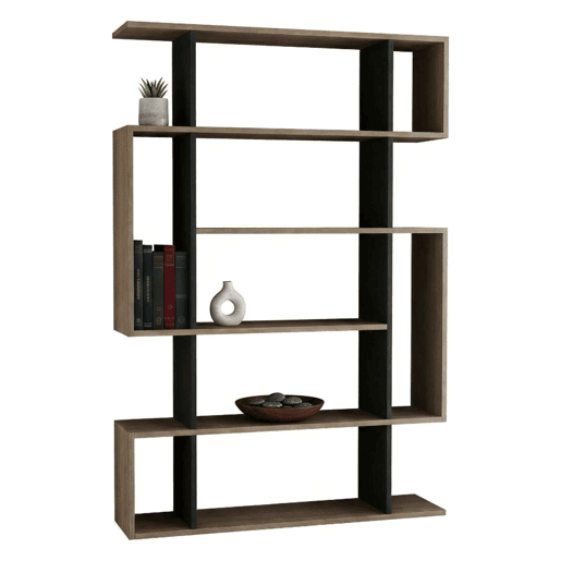 Estante de livros com efeito madeira Estante de livros com efeito madeira