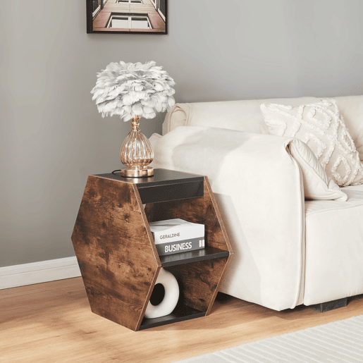 Conjunto de 2 mesas de centro Molde vertical ou horizontal - Efeito pretonoz en.casa