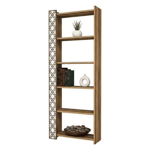 Estante de livros com efeito madeira Estante de livros com efeito madeira