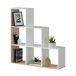 Estante de livros com efeito madeira Estante de livros com efeito madeira Blanco
