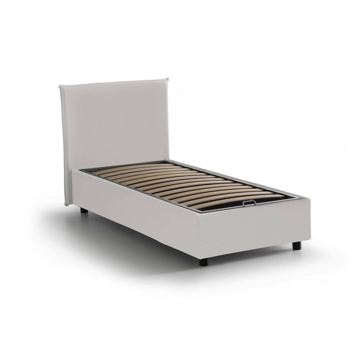Cama de solteiro de tecido 95x215