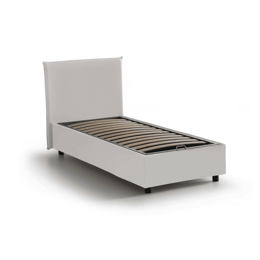 Cama de solteiro de tecido Cama de solteiro de tecido