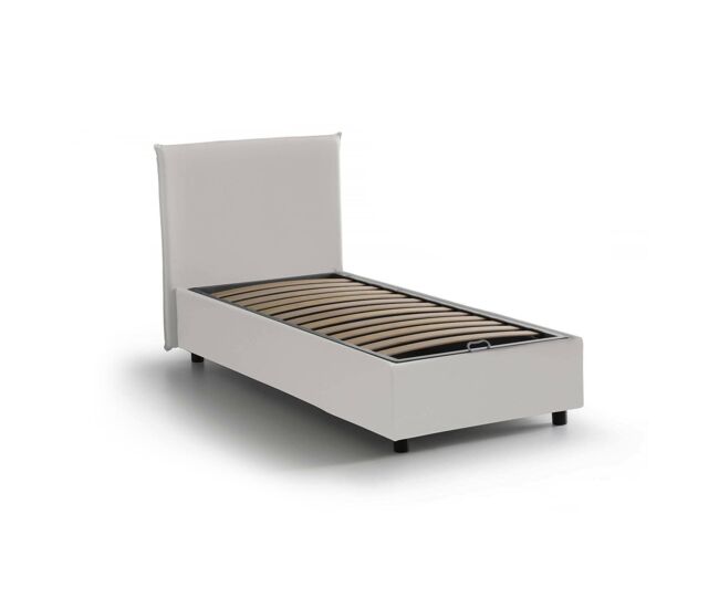 Cama de solteiro de tecido