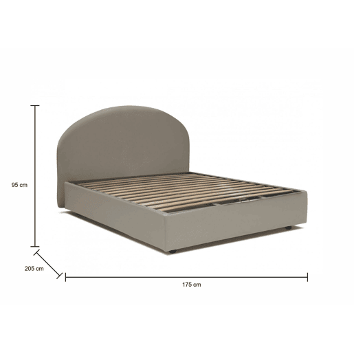 Cama de casal de tecido Cama de casal de tecido