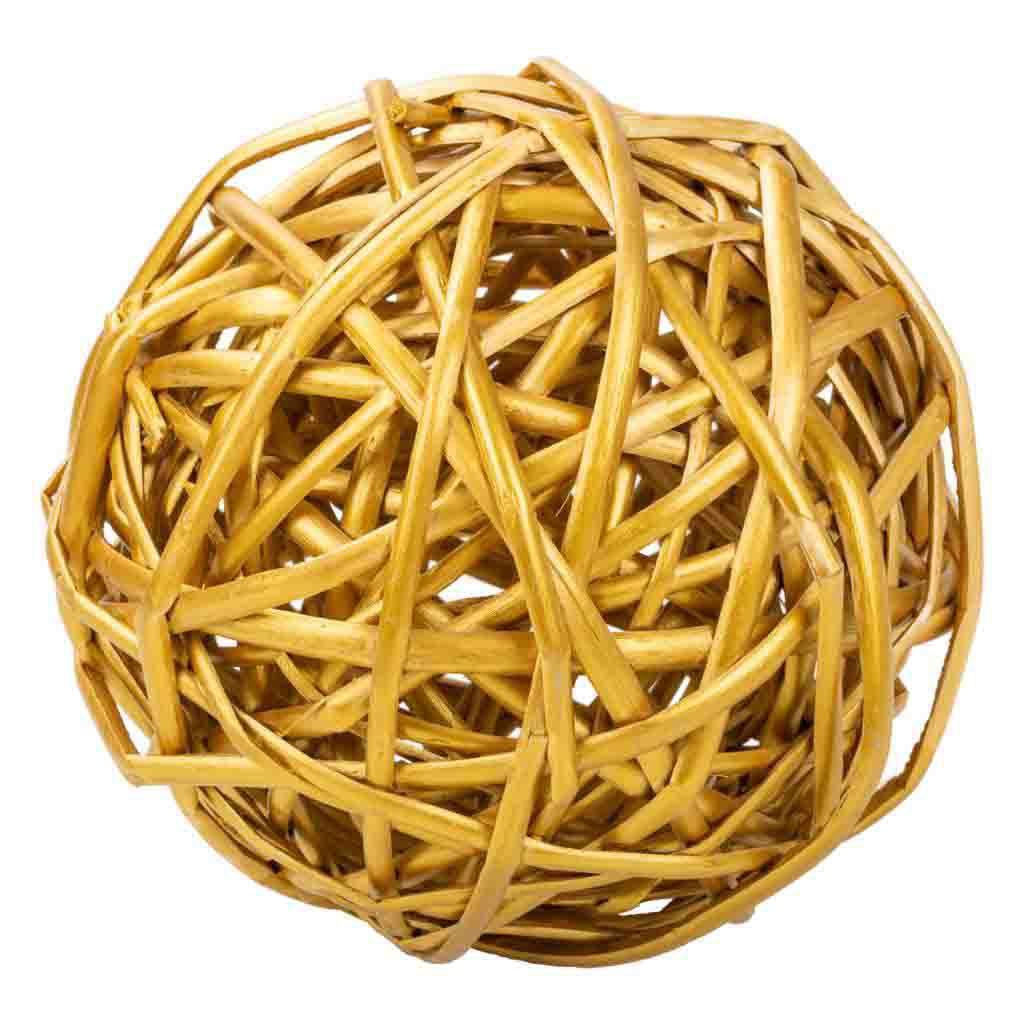 Bola de decoración de mimbre