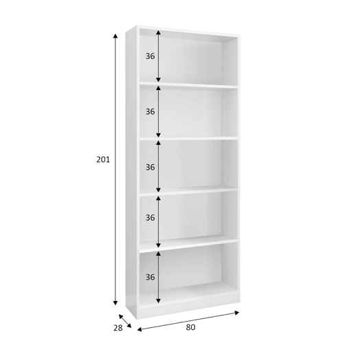 Estante de livros com efeito madeira Estante de livros com efeito madeira