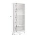 Estante de livros com efeito madeira Estante de livros com efeito madeira Blanco