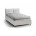 Cama de casal de tecido 175x205 Cama de casal de tecido 175x205 Blanco