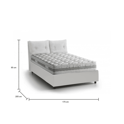 Cama de casal de tecido Cama de casal de tecido