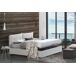 Cama de casal de tecido 175x205 Cama de casal de tecido 175x205 Blanco