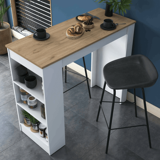 Mesa Fixa para 2 Pessoas em Madeira Nobilitada