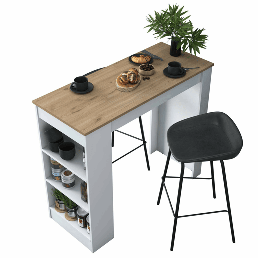 Mesa Fixa para 2 Pessoas em Madeira Nobilitada