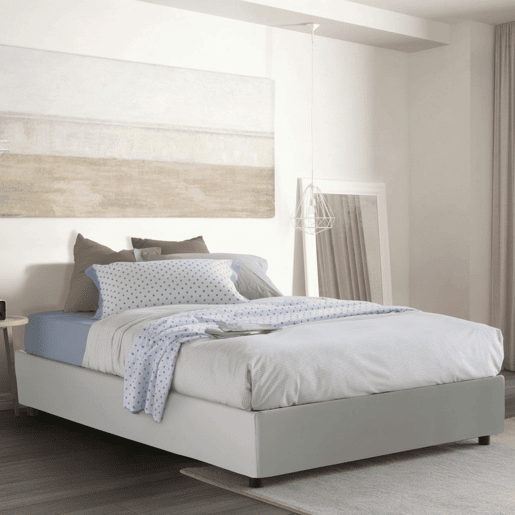 Cama de casal de tecido