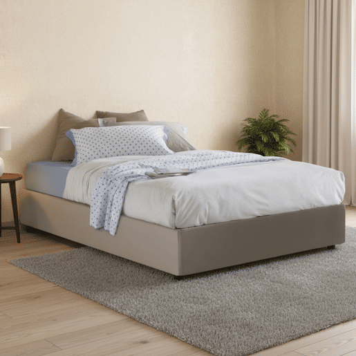 Cama de casal de tecido Cama de casal de tecido