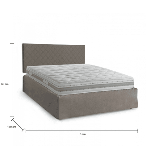 Cama de casal de tecido Cama de casal de tecido