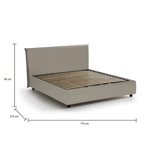 Cama de casal de tecido