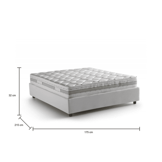 Cama de casal de tecido