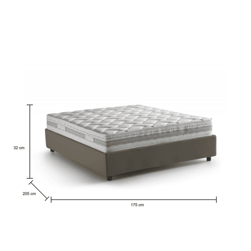 Cama de casal de tecido Cama de casal de tecido