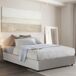 Cama de casal de tecido 155x205 Cama de casal de tecido 155x205 Blanco