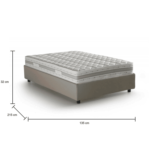 Cama quadrada e meia de tecido Cama quadrada e meia de tecido