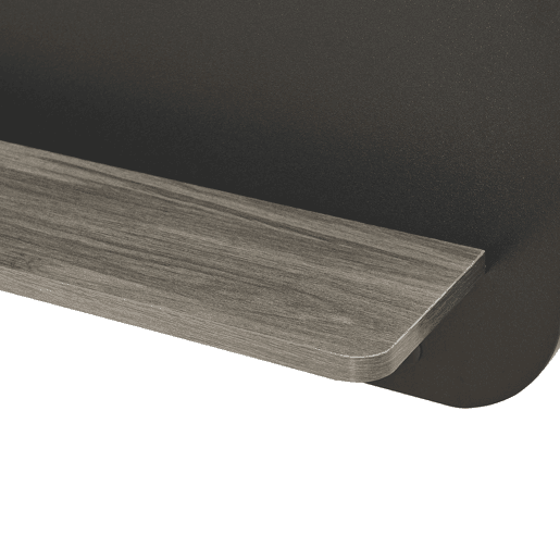 BengaleiroHelsinge 4 ganchos 140x60x16 cm - Preto mate en.casa