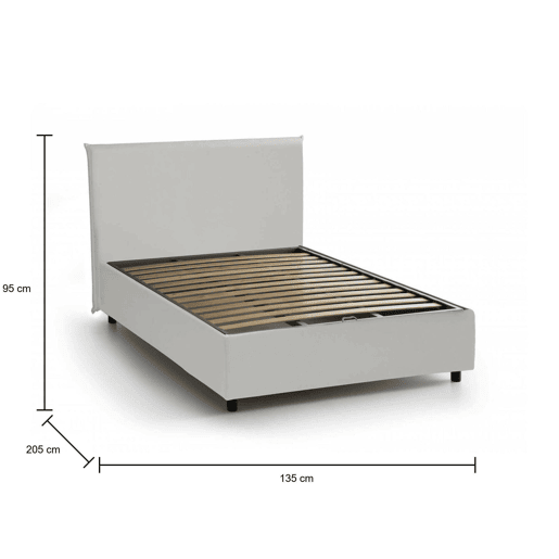 Cama quadrada e meia de tecido Cama quadrada e meia de tecido