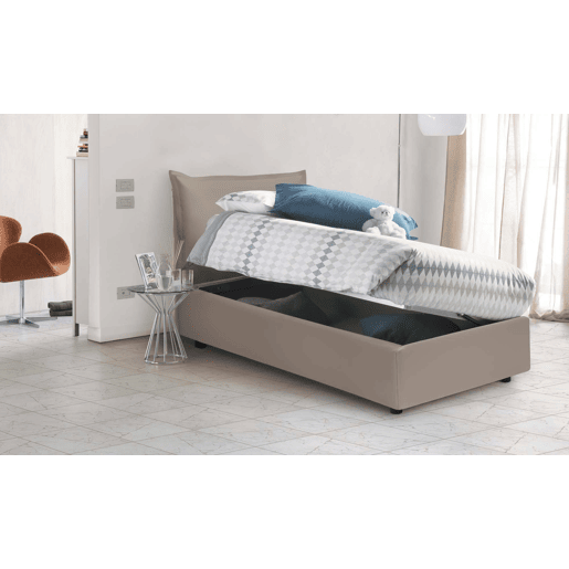 Cama de solteiro de tecido Cama de solteiro de tecido
