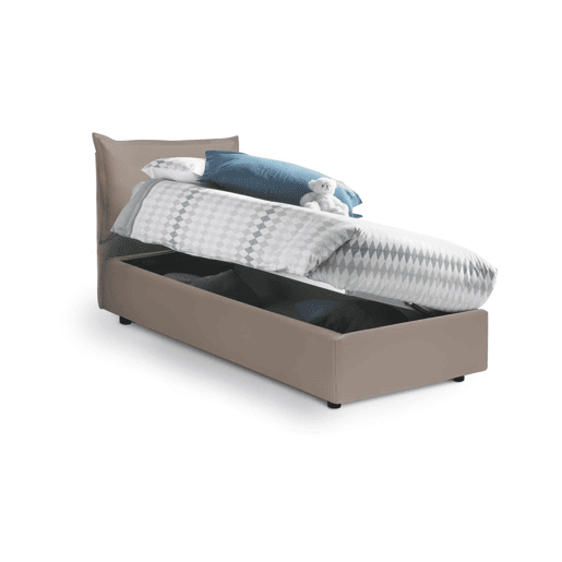 Cama de solteiro de tecido Cama de solteiro de tecido