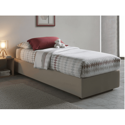 Cama de solteiro de tecido