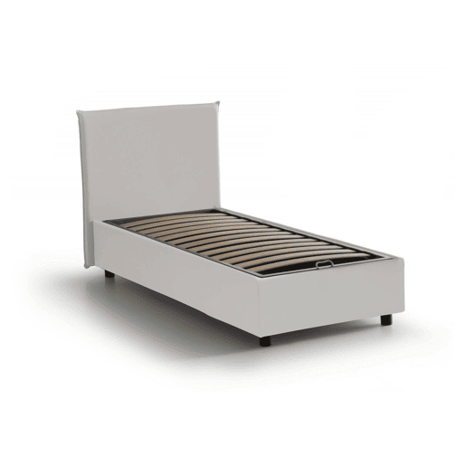 Cama de solteiro de tecido