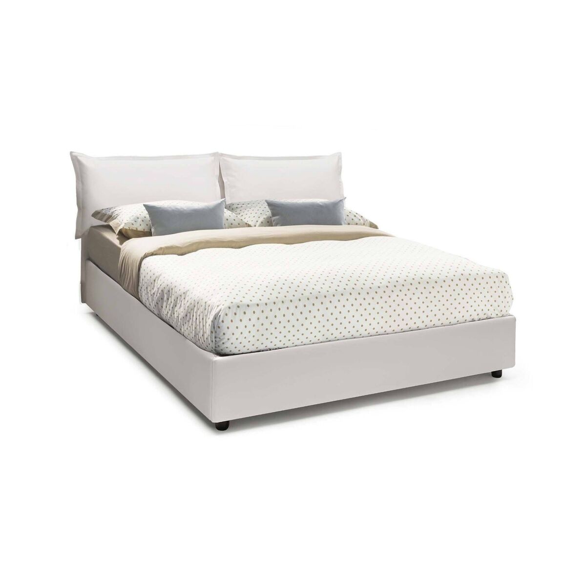 Cama de casal de tecido