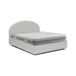 Cama de casal de tecido 175x205 Cama de casal de tecido 175x205 Blanco