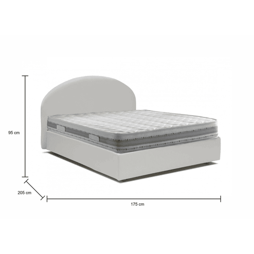 Cama de casal de tecido Cama de casal de tecido