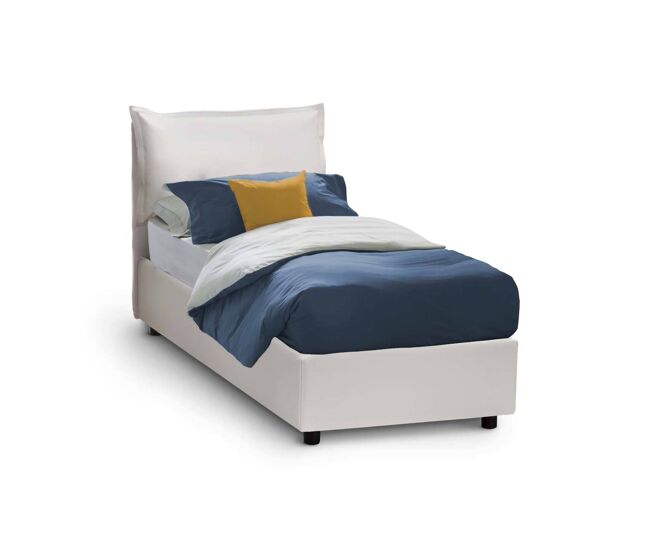 Cama de solteiro de tecido