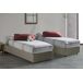 Cama Individual con Colchón Incluido en Cuero Sintético 105x215 Cama Individual con Colchón Incluido en Cuero Sintético 105x215 Gris