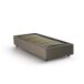 Cama Individual con Colchón Incluido en Cuero Sintético 105x215 Cama Individual con Colchón Incluido en Cuero Sintético 105x215 Gris