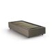 Cama Individual con Colchón Incluido en Cuero Sintético 105x215 Cama Individual con Colchón Incluido en Cuero Sintético 105x215 Gris