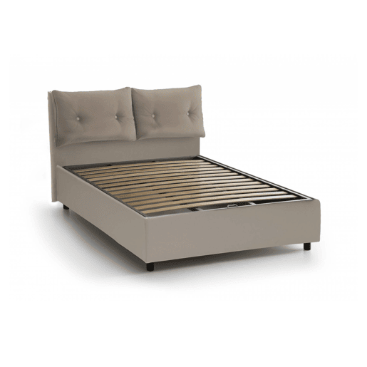 Cama quadrada e meia de tecido