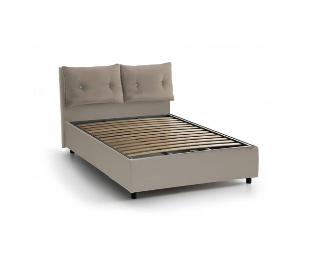 Cama quadrada e meia de tecido