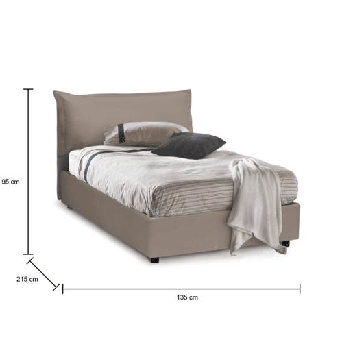 Cama quadrada e meia de tecido Cama quadrada e meia de tecido