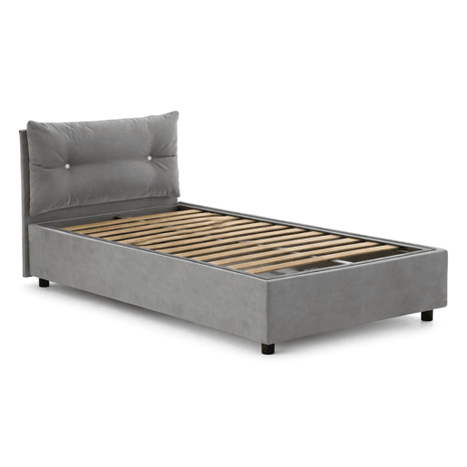 Cama de solteiro de tecido Cama de solteiro de tecido