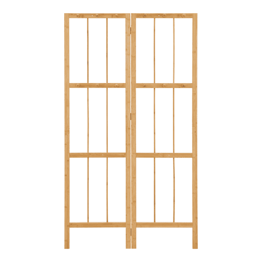 Bengaleiro Hyllestad dobrável de canto em bambu 166x92x8cm - Natural en.casa