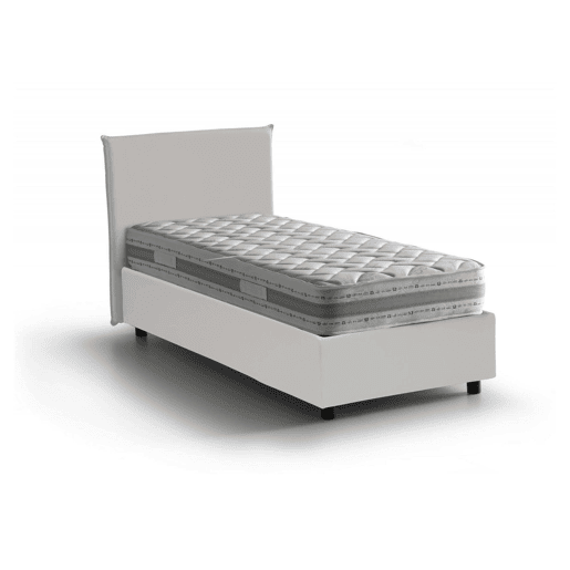 Cama de solteiro de tecido