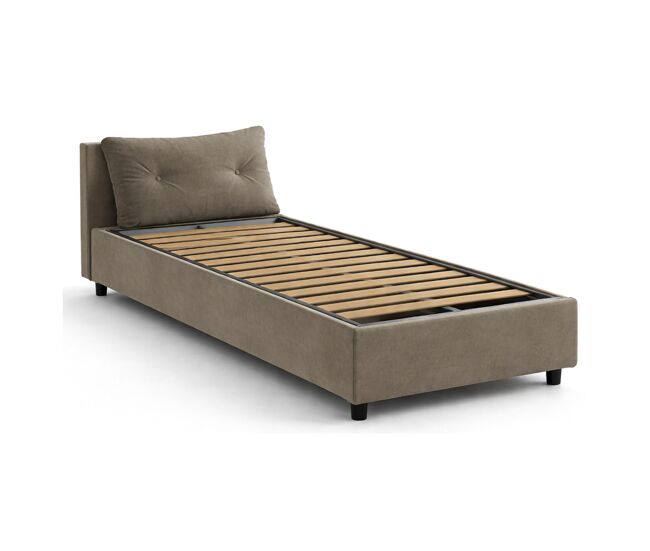 Cama individual desenfundable de tela