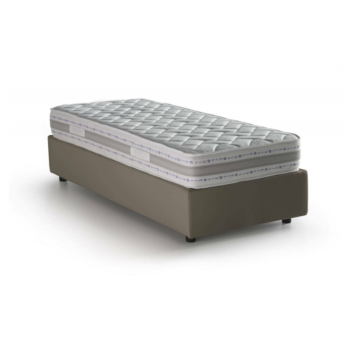 Cama de solteiro de tecido