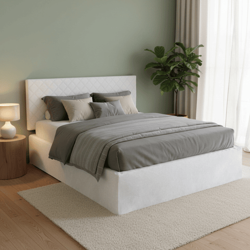 Cama de casal de tecido Cama de casal de tecido