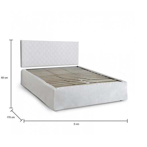 Cama de casal de tecido Cama de casal de tecido