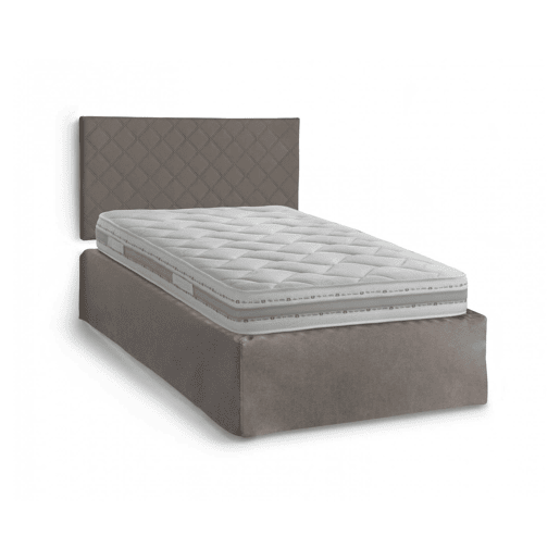 Estrado de Casal e Colchão Incluído em Couro Sintético Estrado de Casal e Colchão Incluído em Couro Sintético